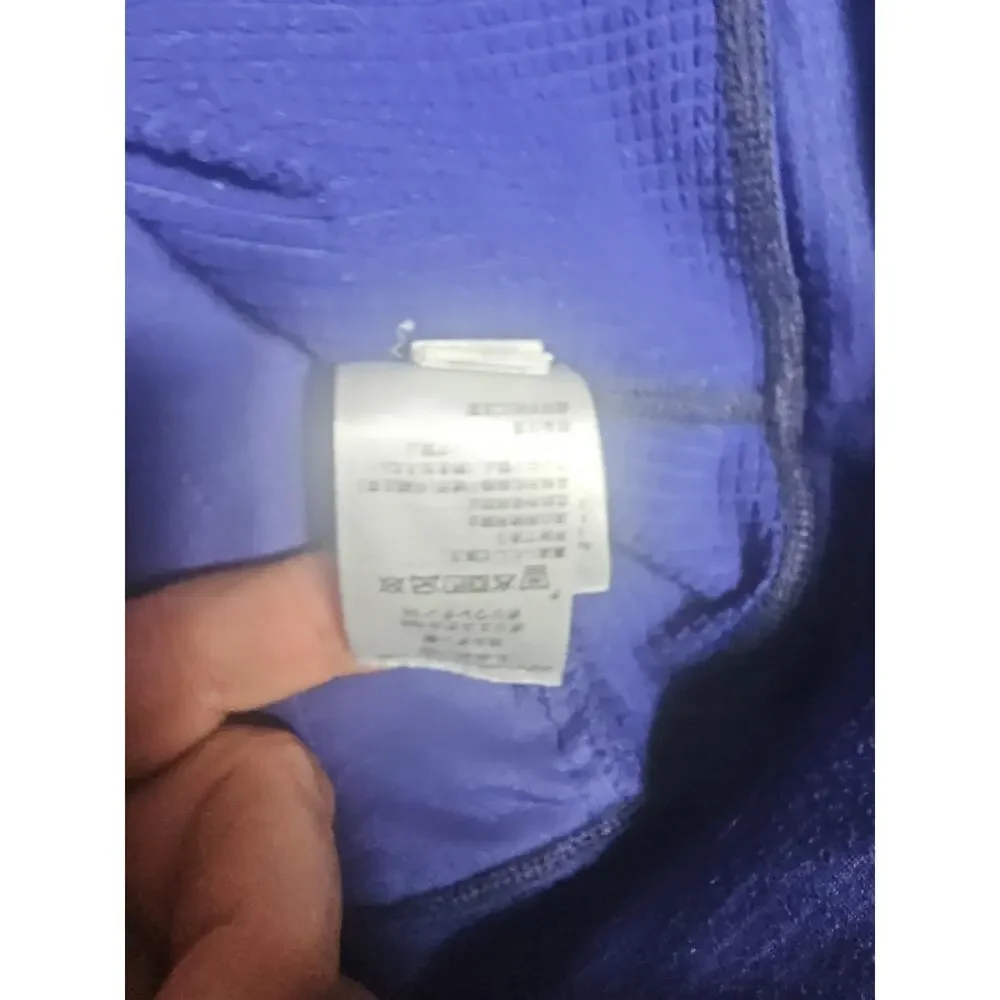 Eddie Bauer Jacket Mens 2XL Blue First Ascent Hooded Fleece Full Zip Performance